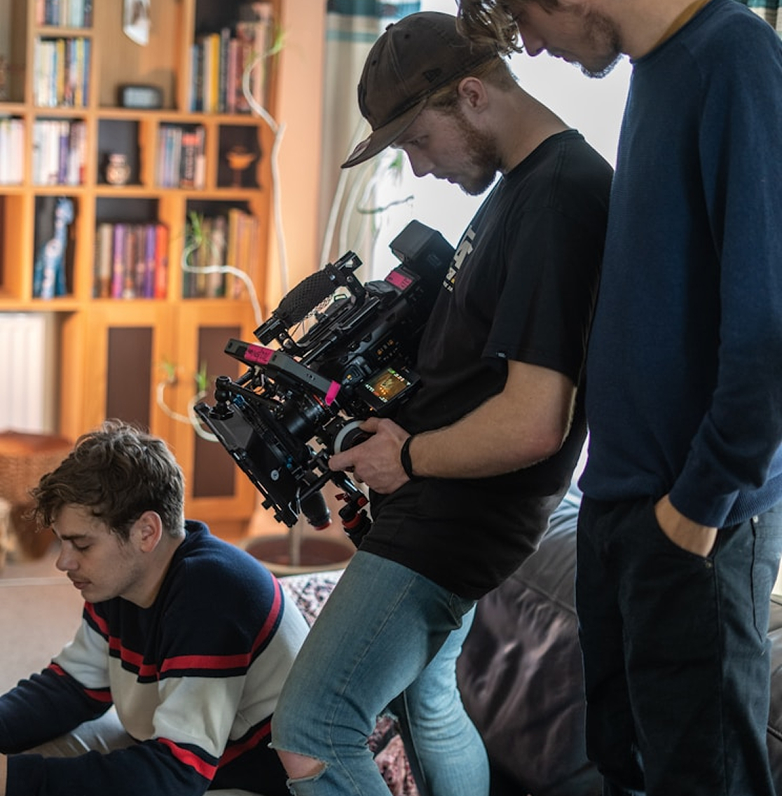 Person filming another person