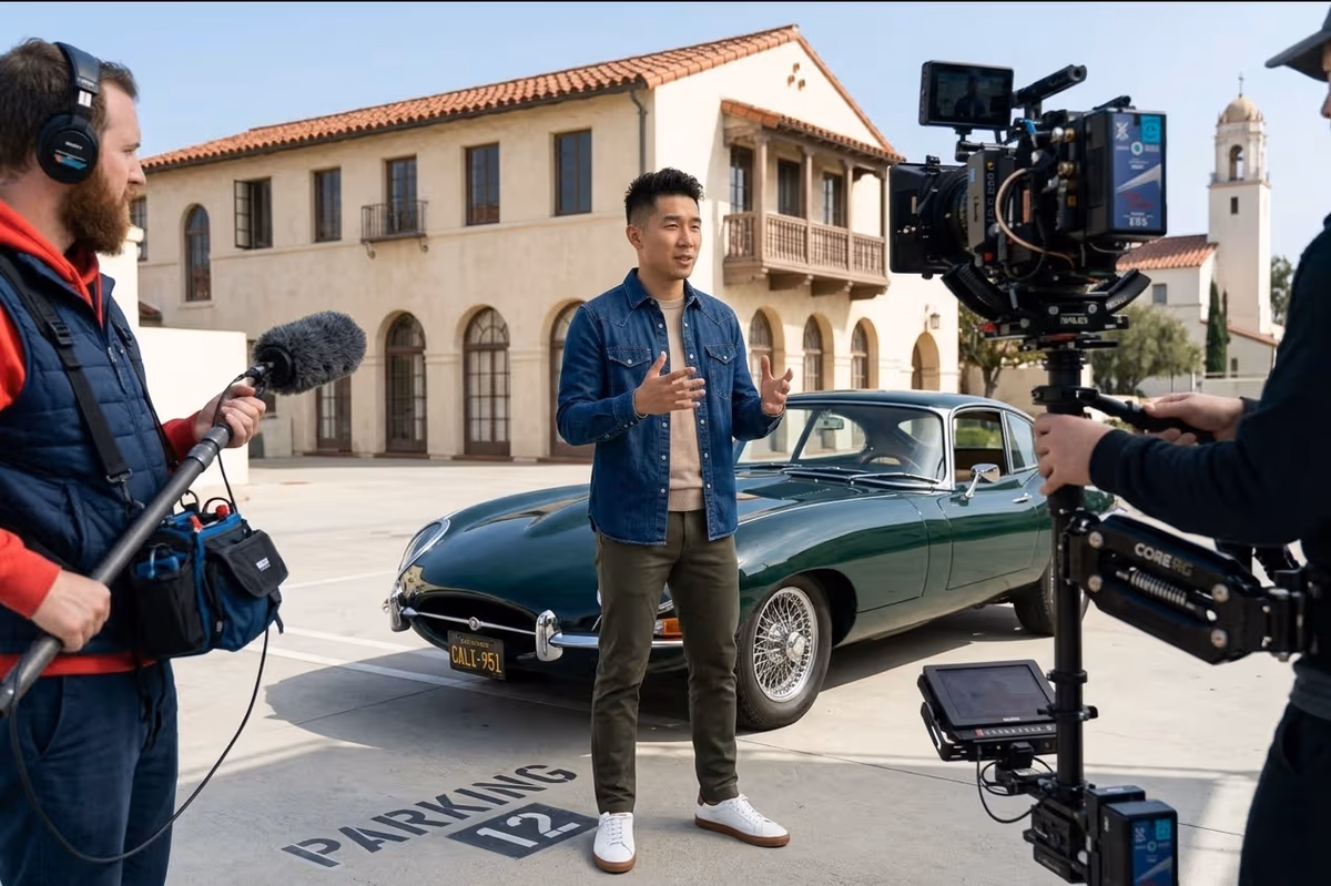 Actor using Audition Hub